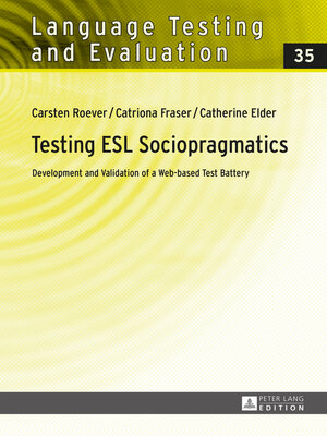 cover image of Testing ESL Sociopragmatics